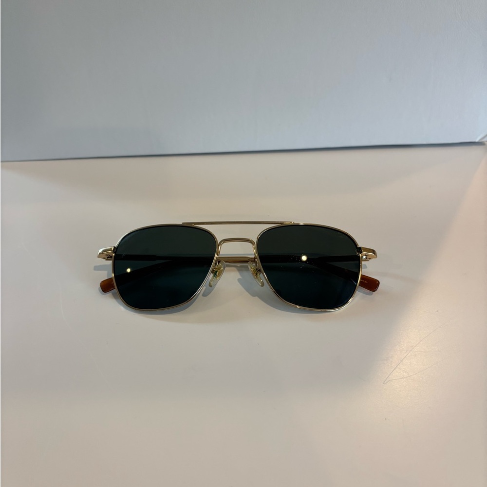 Club Monaco Gold Frame Aviator Sunglasses